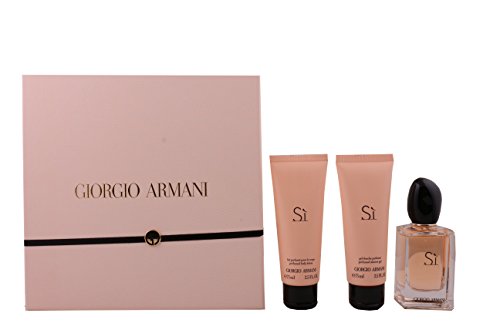 Giorgio Armani Si Set, 50 ml Eau de Parfum + 75 ml Bodylotion + 75 ml Duschgel