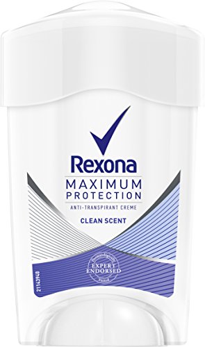 Rexona Maximum Protection Clean Scent Anti-Transpirant, Damen Deo Cremestick, 3er pack (3 x 45 ml)