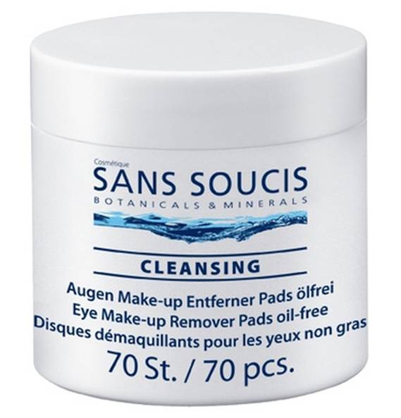 Sans Soucis Cleansing Augen Make-up Entferner Pads 70 Stück