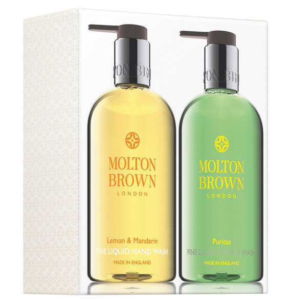 MOLTON BROWN Lemon & Mandarin and Puritas Hand Wash Set