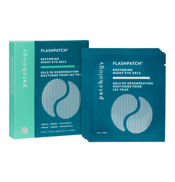 patchology Flashpatch Restoring Night Eye Gels - Gelpatch für die Augen - Reiseformat