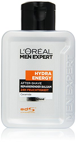 L'Oreal Men Expert After Shave Balsam, 24H Feuchtigkeit, repariert und bekämpft Rasurbrand, Rötungen und Irritationen, 100 ml