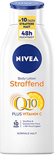 NIVEA Q10 Hautstraffende Body Lotion + Vitamin C, Körperlotion für straffere Haut und verbesserte Elastizität in 10 Tagen, 1er Pack (1 x 400 ml)