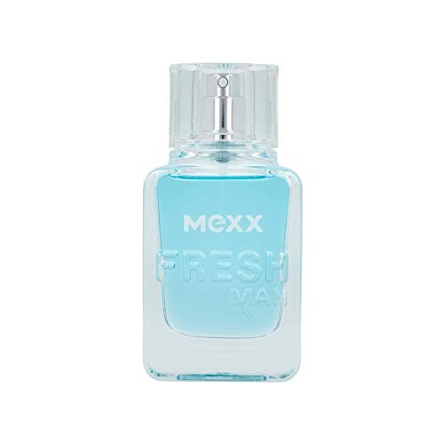 Mexx Fresh Man – Eau de Toilette Natural Spray – Aromatisches Herren Parfüm mit holzigen Noten – 1 er Pack (1 x 30ml)