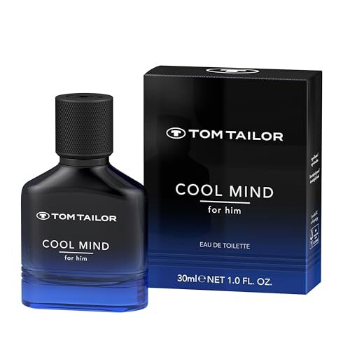 Tom Tailor Parfüm Herren Cool Mind 30 ml I maskulines Eau de Toilette mit holzig-ambrierten Noten I veganes Herren Parfüm aus Kardamom, Zimt, Patchouli, Vanille & Sandelholz I leicht, cool & gelassen