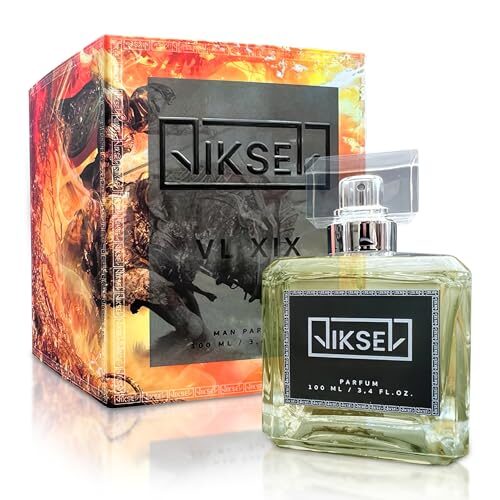 Viksel Eau de Parfum Herren- EDP Chypre Aromatisch Leder Holzig Duft (Bergamotte, Orange, Apfelblüte, Pfeffer, Patchouli, Moschus, Eichenmoos) VL XIX,100 ml